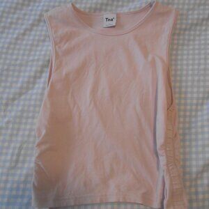 Aritzia Women's Pink Crop-top